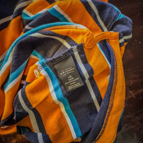 Arizona brand men's stripe shirt US Large NEW - Picture 4 of 6